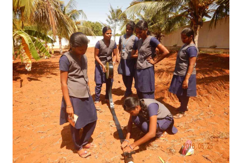 Gandhigram University Students at KSNM Factory
