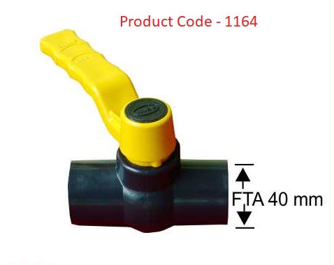 Ball Valve FTA Thread / 40 mm