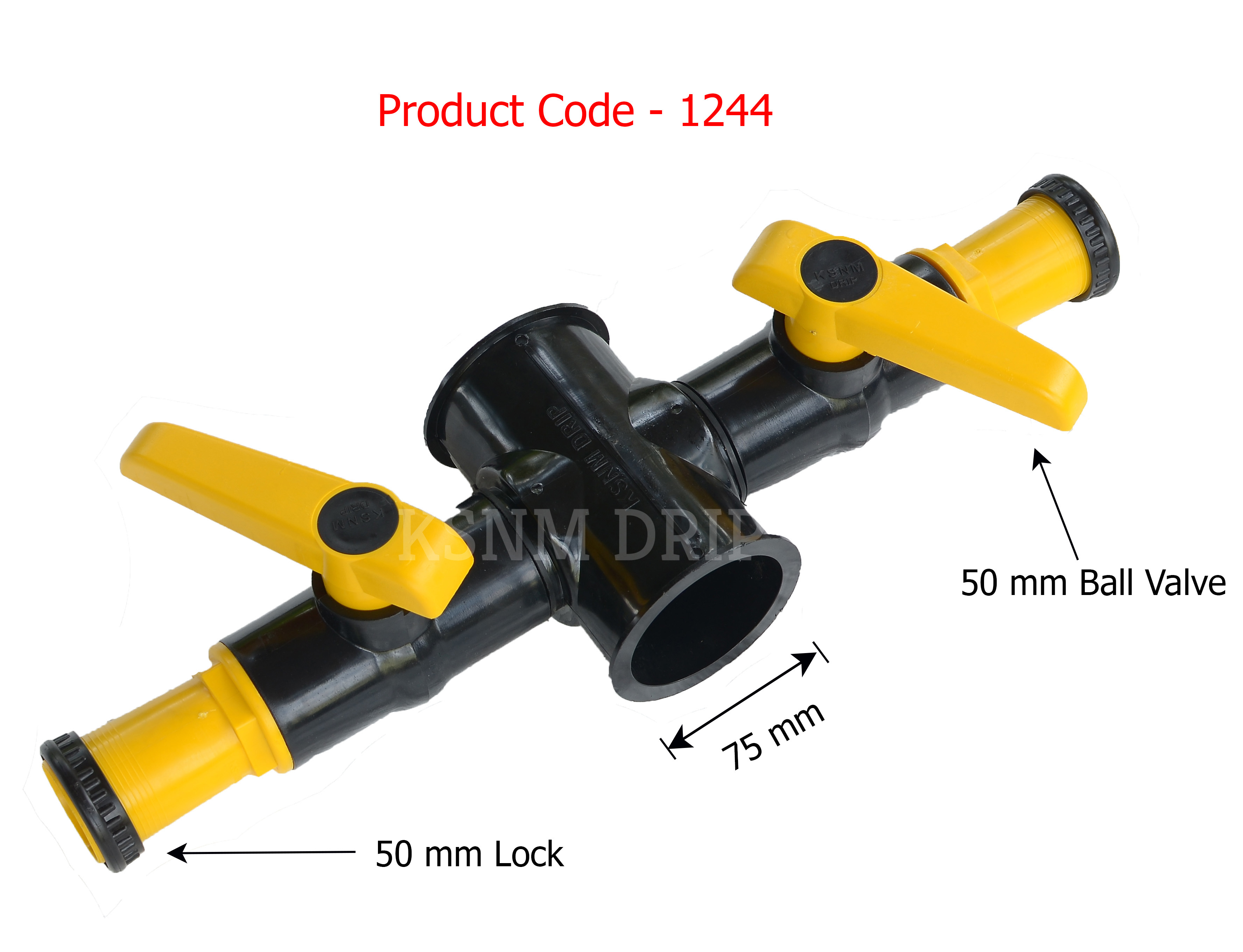 4WC PLUS 75 mm / Ball Valve 50 mm / 50 mm Lock
