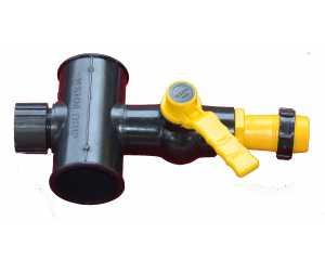 4WC TEE 63 mm / Ball Valve 40 mm / 40 mm Lock